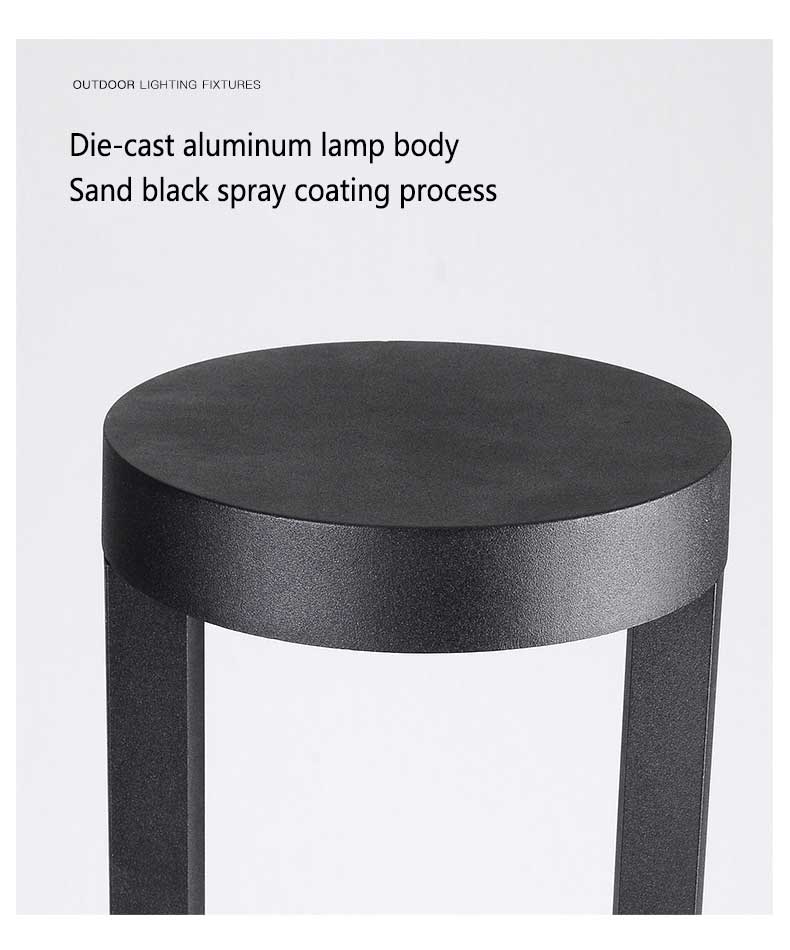 Die-cast-aluminum-lamp-body Die-cast aluminum lamp body, sand black spray coating process