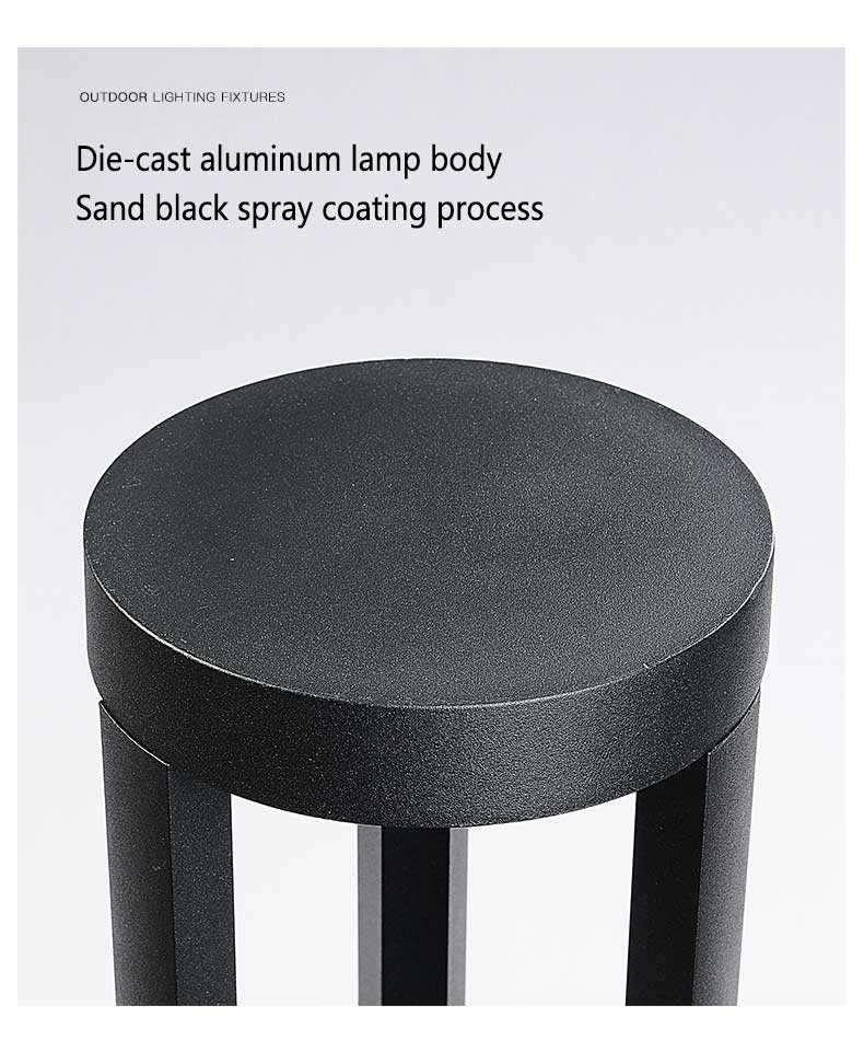 Die-cast-aluminum-lamp-body Die-cast aluminum lamp body, sand black spray coating process