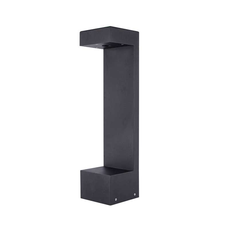 Matte Aluminum LED Modern Bollard Lights P1