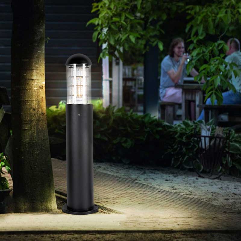 Minimalist Dome-topped Aluminum LED Bollard Lights P4