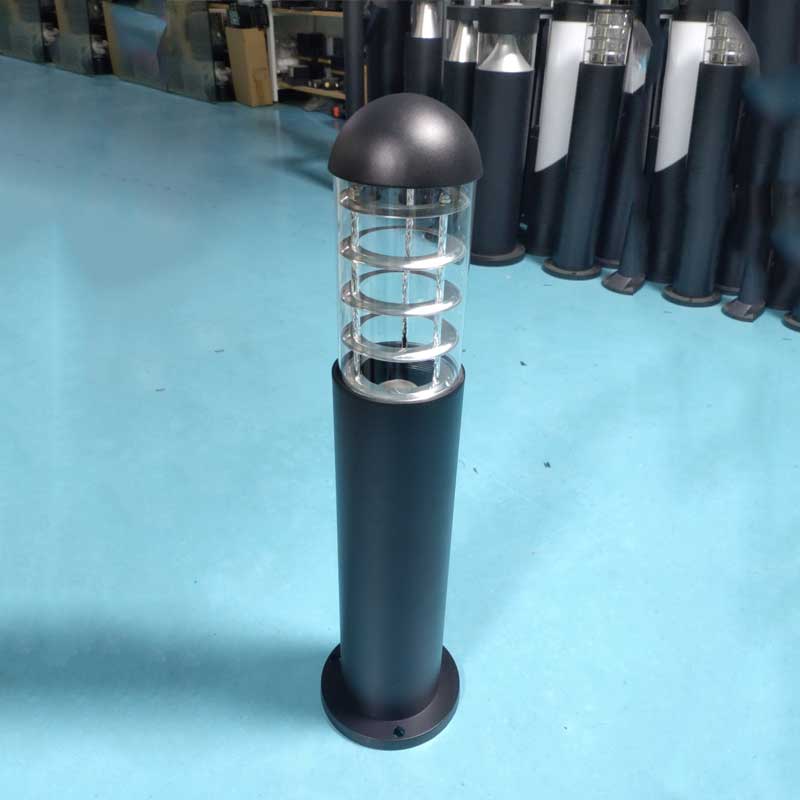 Minimalist Dome-topped Aluminum LED Bollard Lights P5